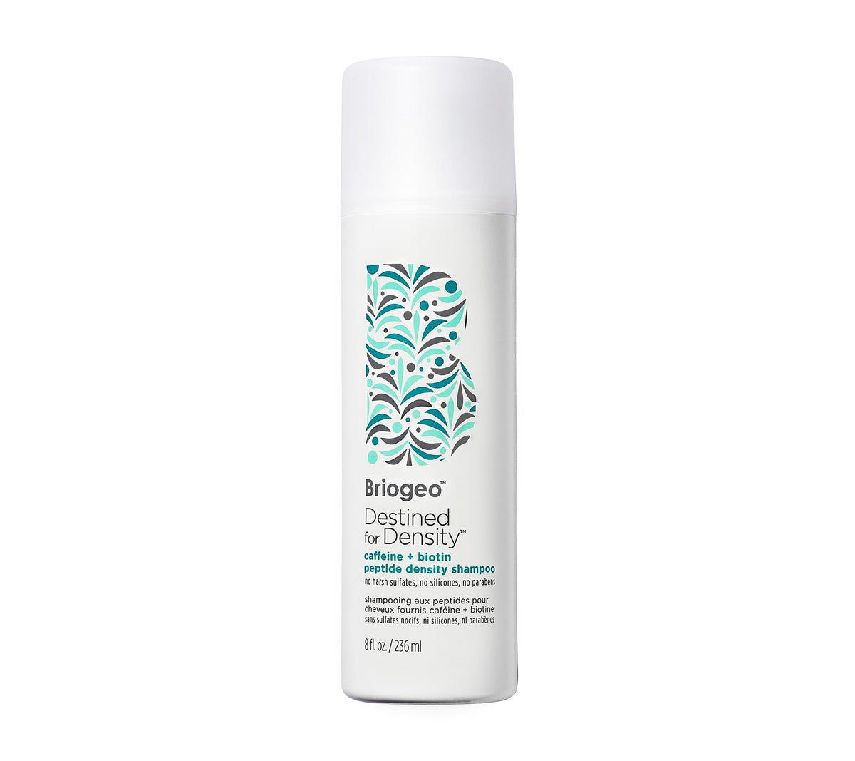 Briogeo Density Shampoo 8 fl oz front view with packaging