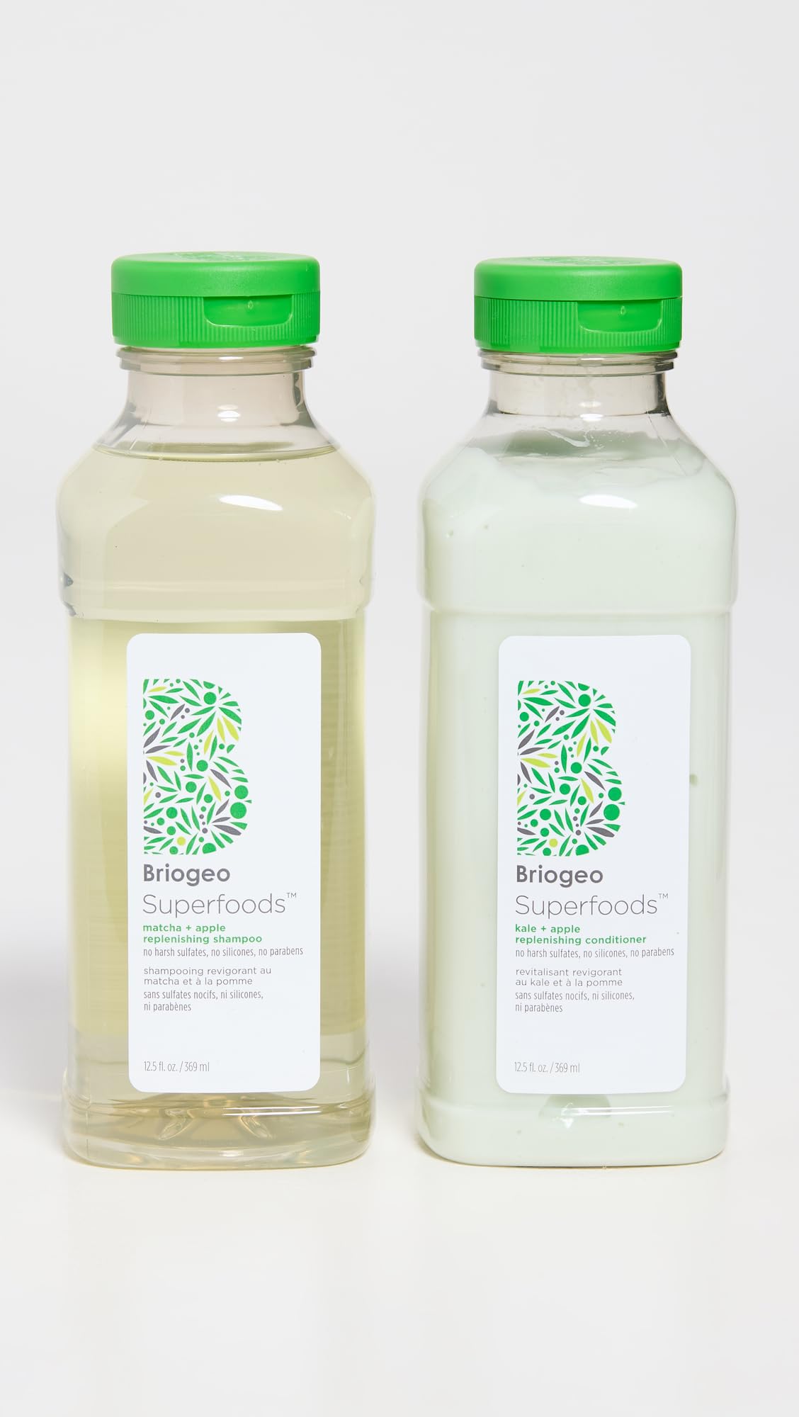 Briogeo Superfoods Matcha Apple Kale Shampoo bottle