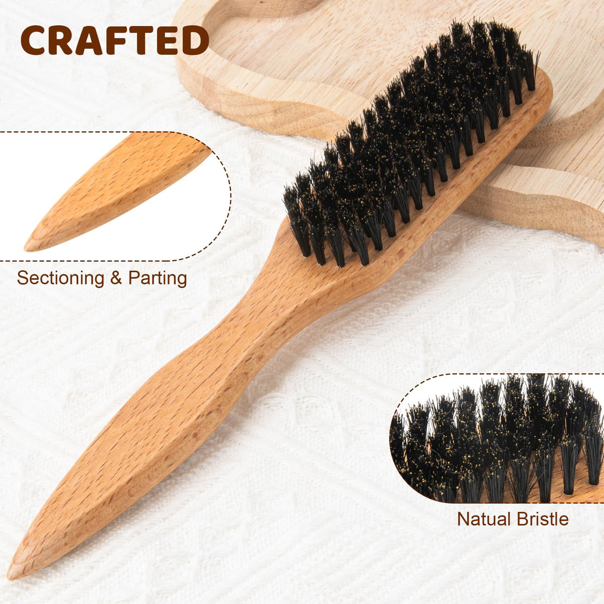 Bristle Teasing Hair Brush from ZVOREI