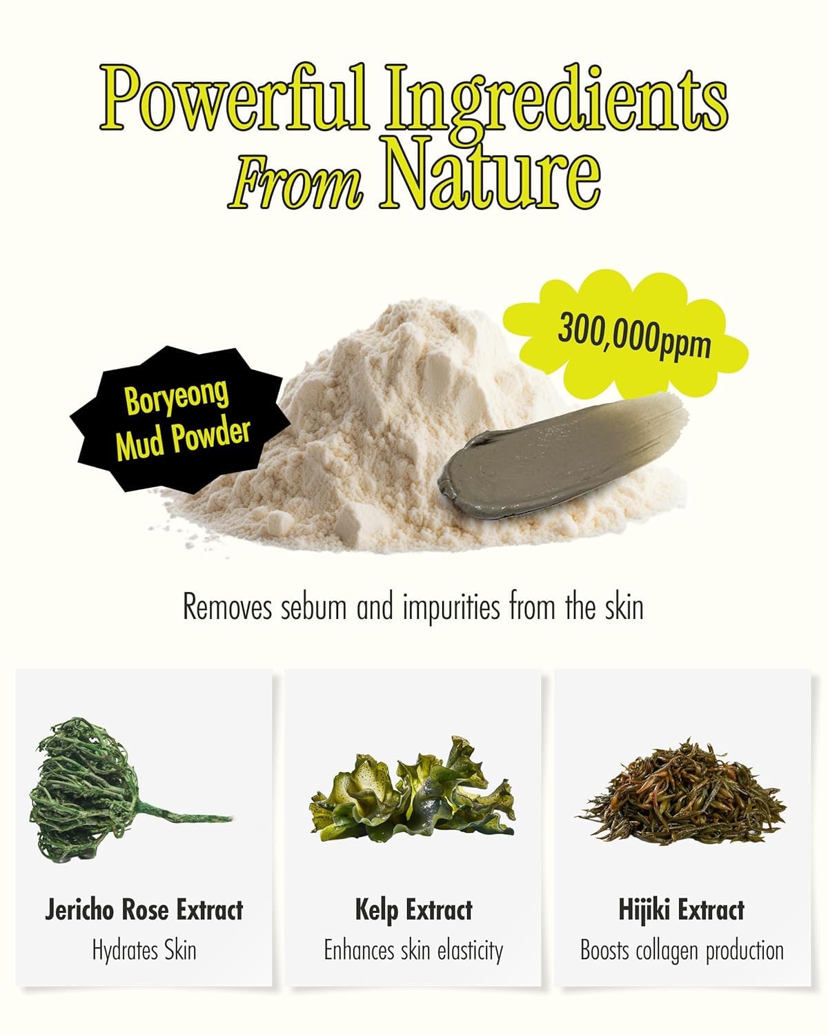 BRMUD Relief Mud Mask ingredients list