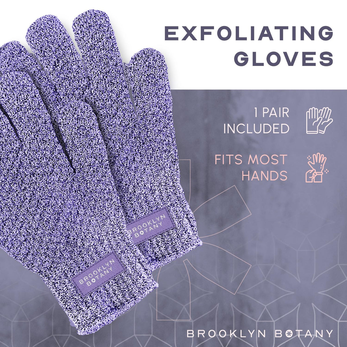 Brooklyn Botany exfoliating gloves close-up texture