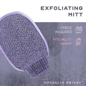 Brooklyn Botany Exfoliating Mitt packaging with product details