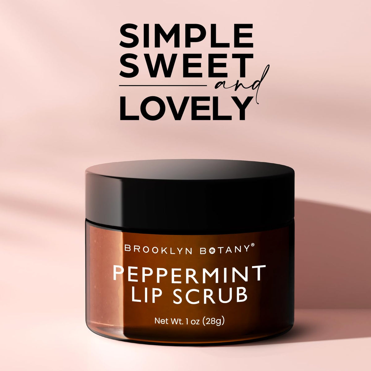 Brooklyn Botany Lip Scrub Exfoliator 1 oz packaging details