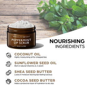 Brooklyn Botany Lip Scrub Exfoliator 1 oz texture close-up
