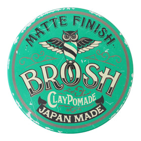 BROSH Matte Finish Clay Pomade 4 Oz front view