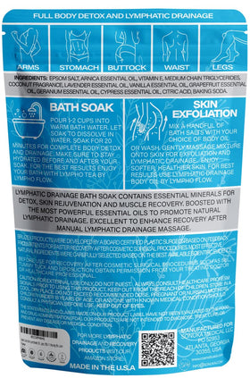 Bruizex Arnica Montana Bath Salts with a measuring scoop