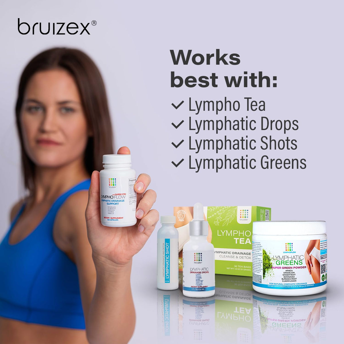 Bruizex bath salts displayed with a relaxing spa setup