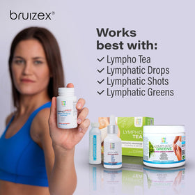 Bruizex bath salts displayed with a relaxing spa setup
