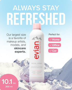 BRUMISATEUR Evian Facial Spray 10.1 oz back view