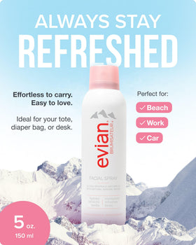 BRUMISATEUR Evian Facial Spray 5 oz back view