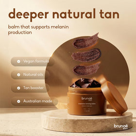 Brunae Body Intensive Tanning Bed Balm texture close-up
