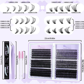 Brushes included in QUAFFLY Lash Extension Kit