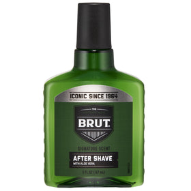 Brut After Shave Fragrance for Men 5 Oz Pack of 2 bottles side view