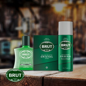 Brut Original Eau de Toilette Spray for Men, packaging