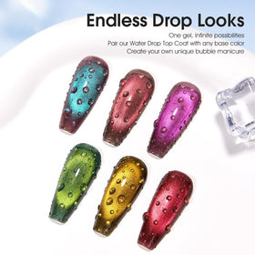 Brynelle Water Drop Gel Top Coat Set 2 × 15ml side view