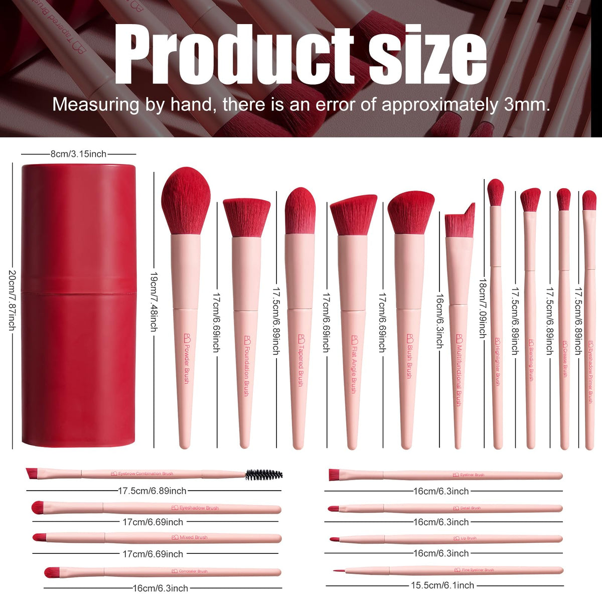 BS-MALL eyeshadow brush included in the set