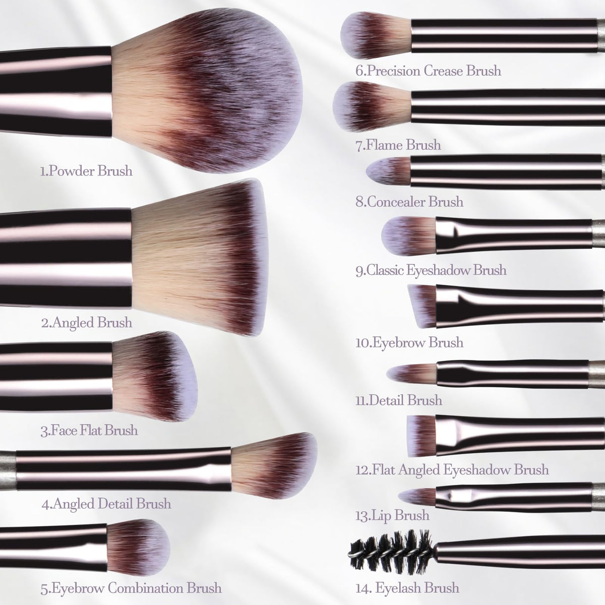 BS-MALL makeup brush set in use for applying foundation