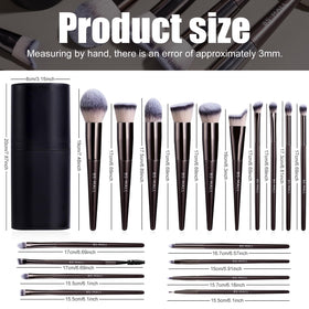 BS-MALL Makeup Brush Set neatly organized in case