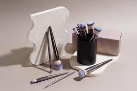BS-MALL Makeup Brush Set showing all 18 brushes