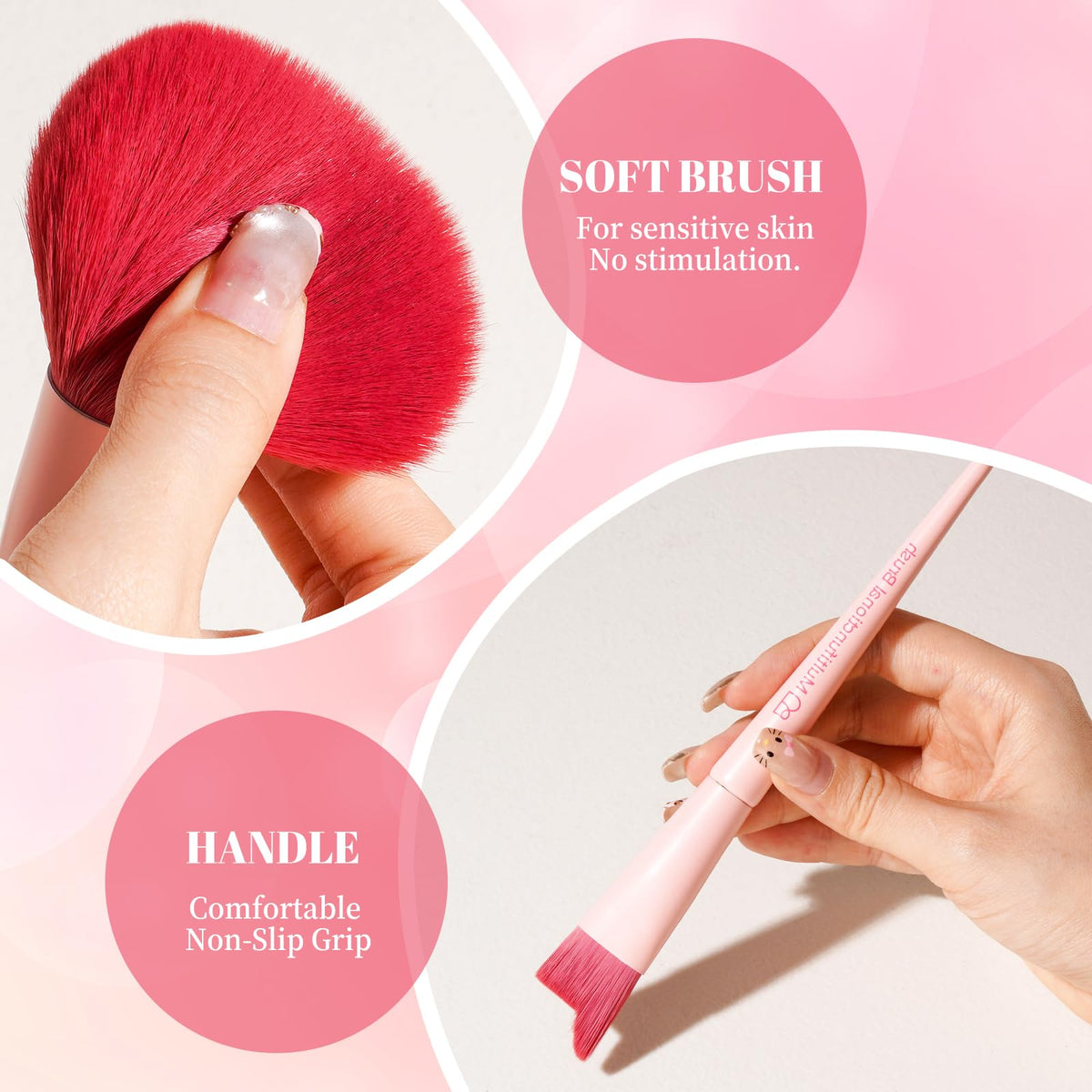 BS-MALL makeup brush set showing various brush types