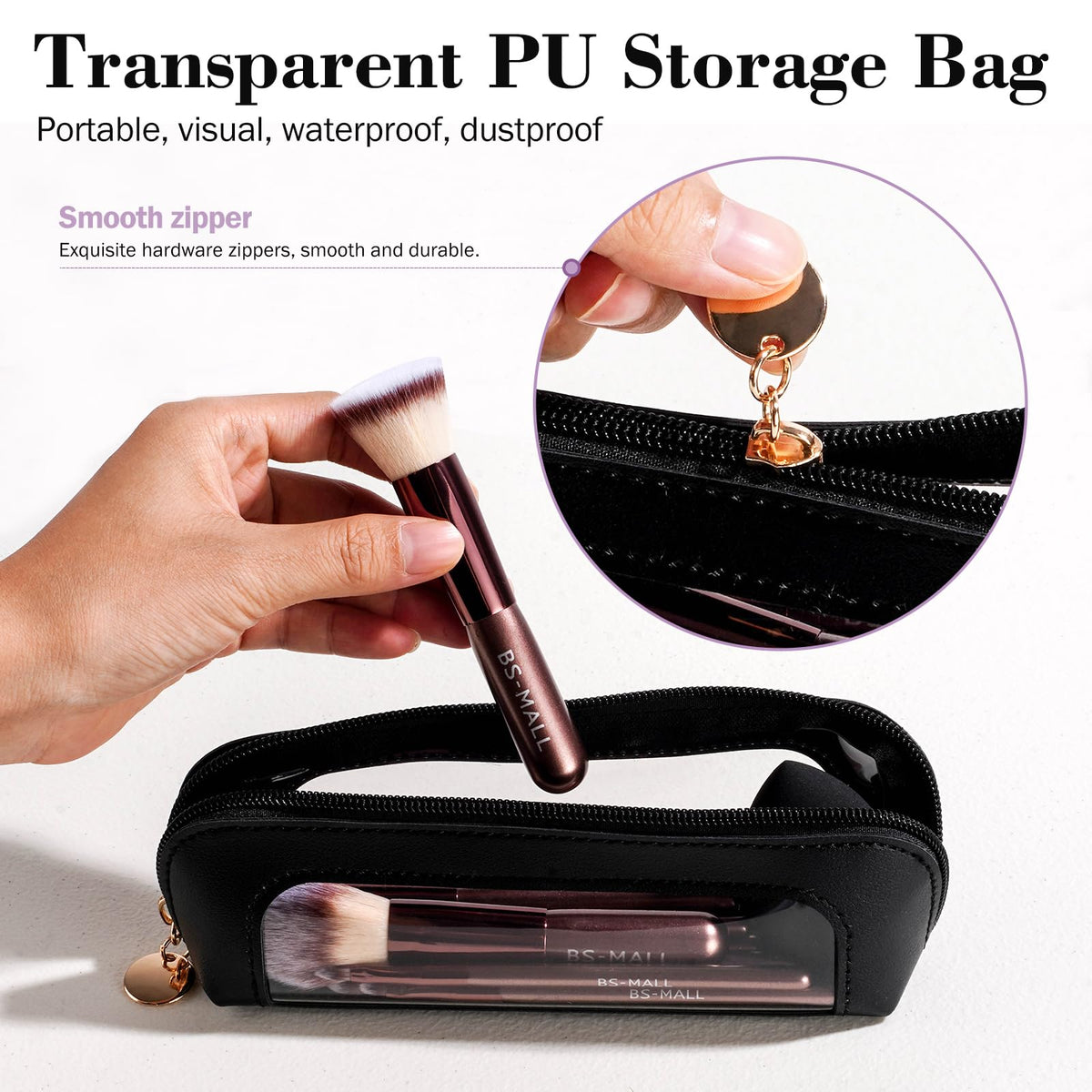 BS-MALL makeup sponge included with brush set