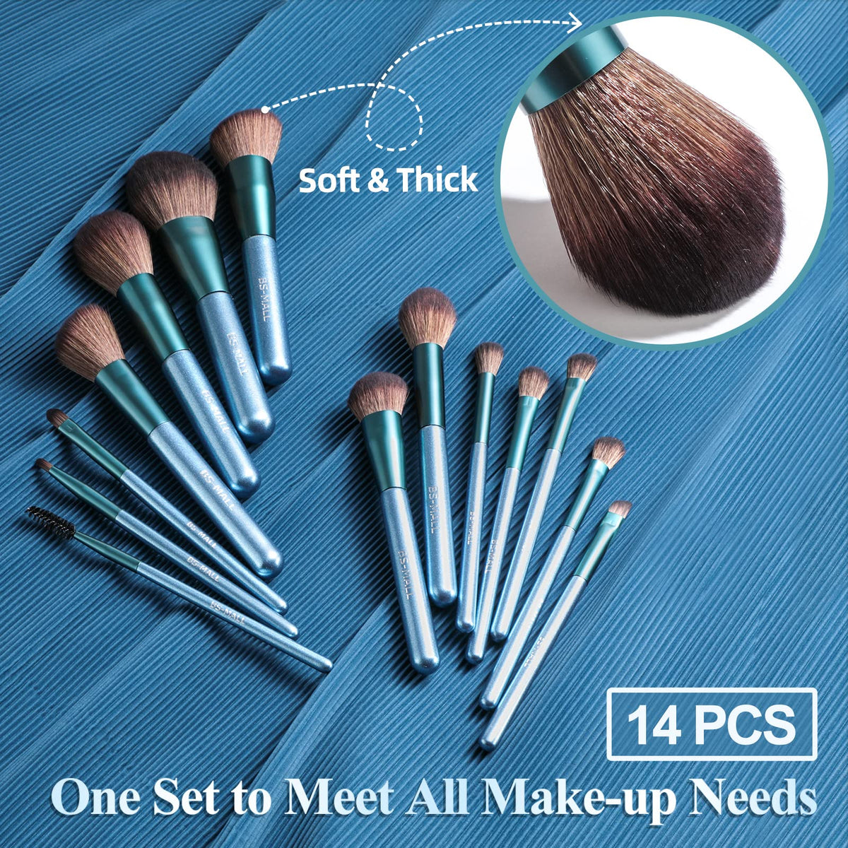 BS-MALL travel case for makeup brushes