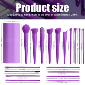 BS-MALL travel-ready makeup brush set case