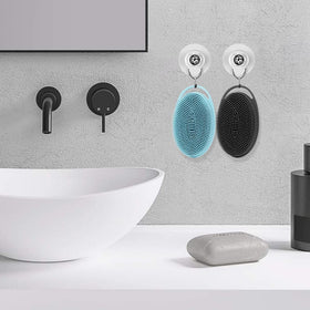 Bsofing Silicone Body Scrubber with handle for easy hanging
