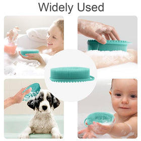 Bsofing Soft Silicone Body Scrubber showing double-sided design