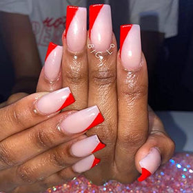 BTArtbox nail tips in natural colour on a table