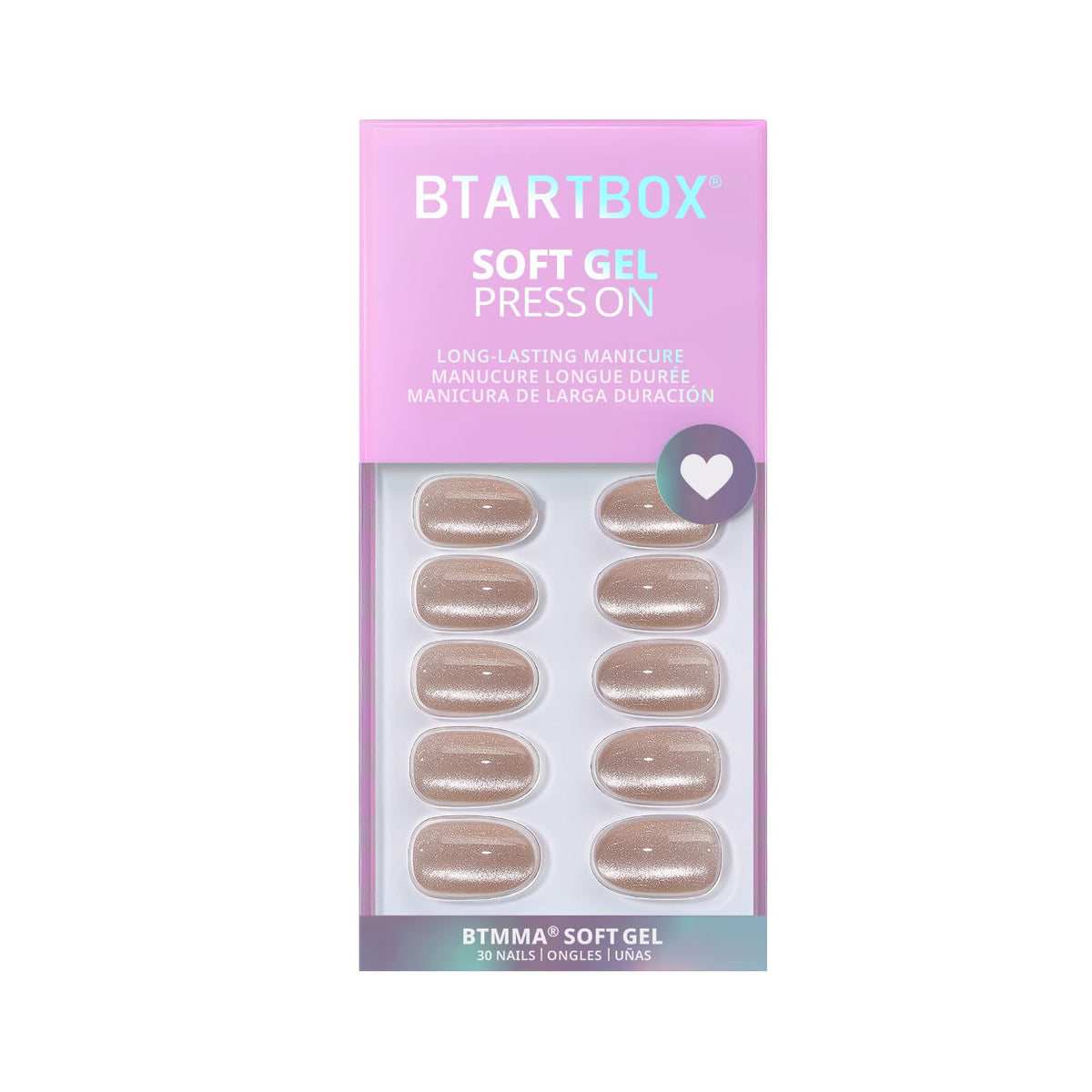 BTArtbox Press On Nails Bubbly Duo lifestyle shot