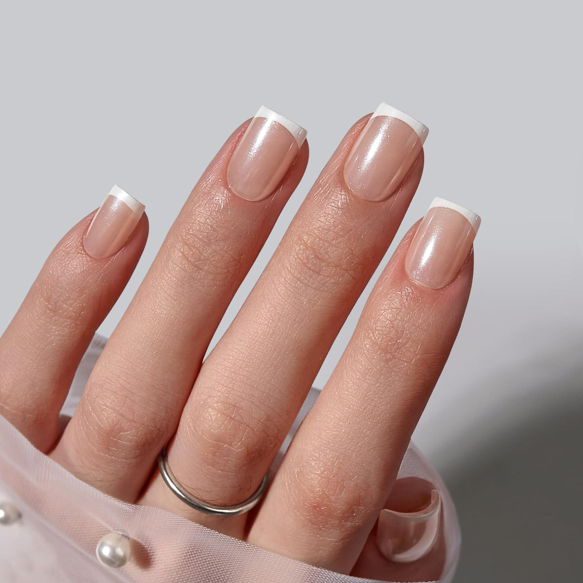 BTArtbox Press On Nails Evening Attire Short Square packaging