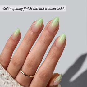 BTArtbox Press On Nails Fresh Reset Green Ombre packaging