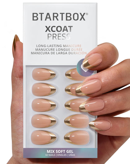 BTArtbox Press On Nails Gilded Countdown front view