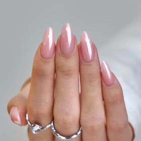 BTArtbox Press On Nails Lotus Pink Chrome packaging