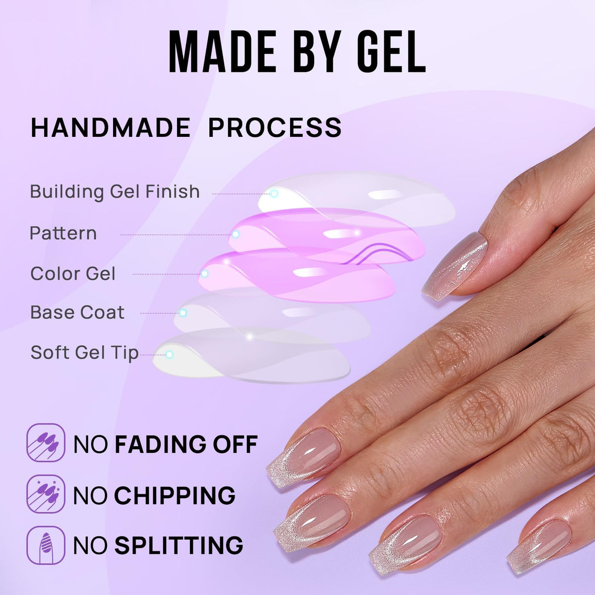 BTArtbox Press On Nails Milky Way application guide