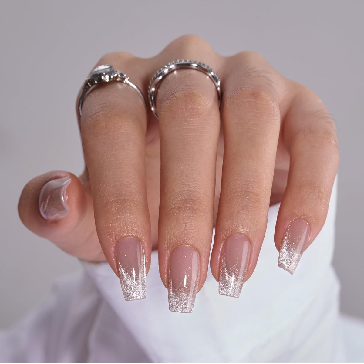 BTArtbox Press On Nails Milky Way packaging with contents