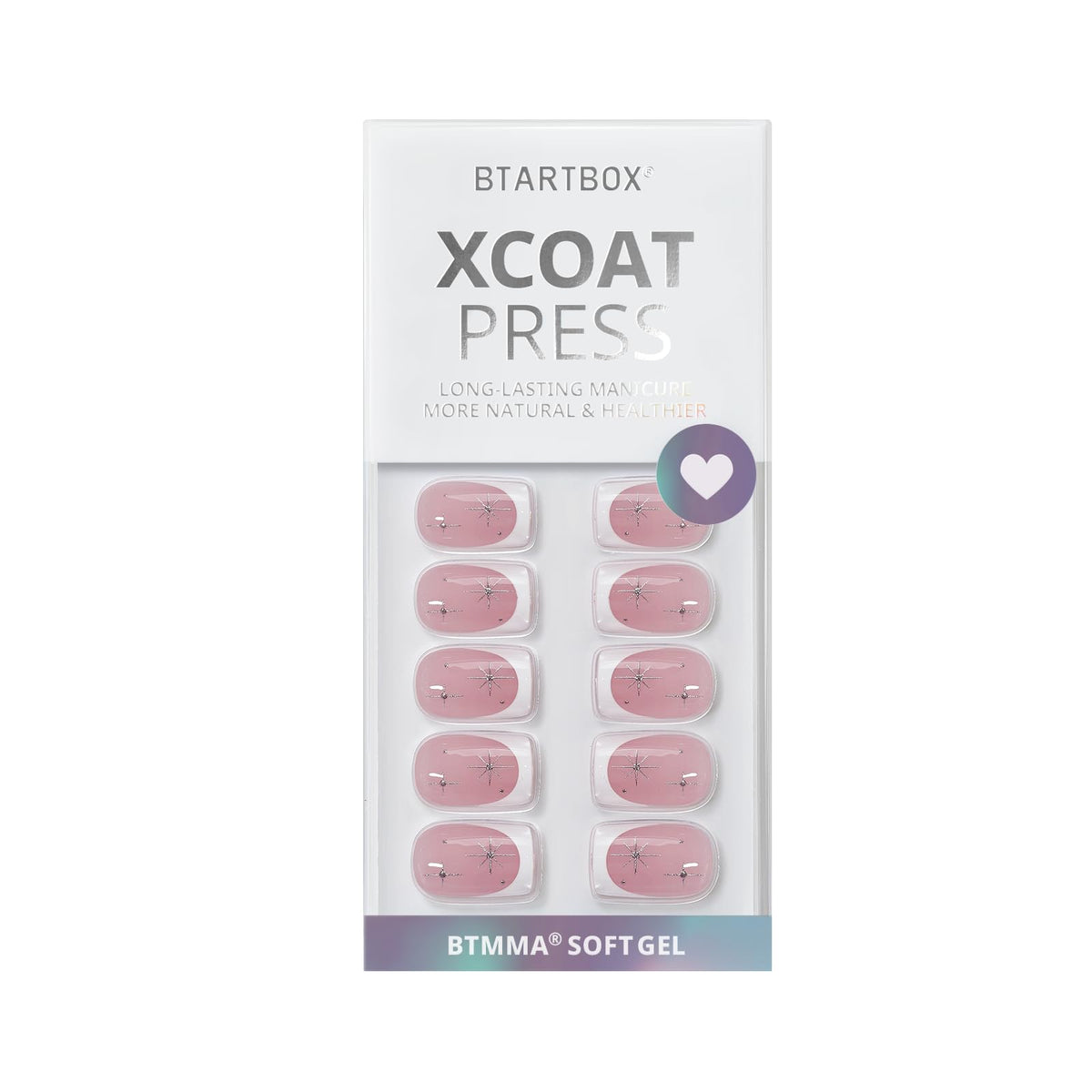 BTArtbox Press On Nails packaging with included accessories