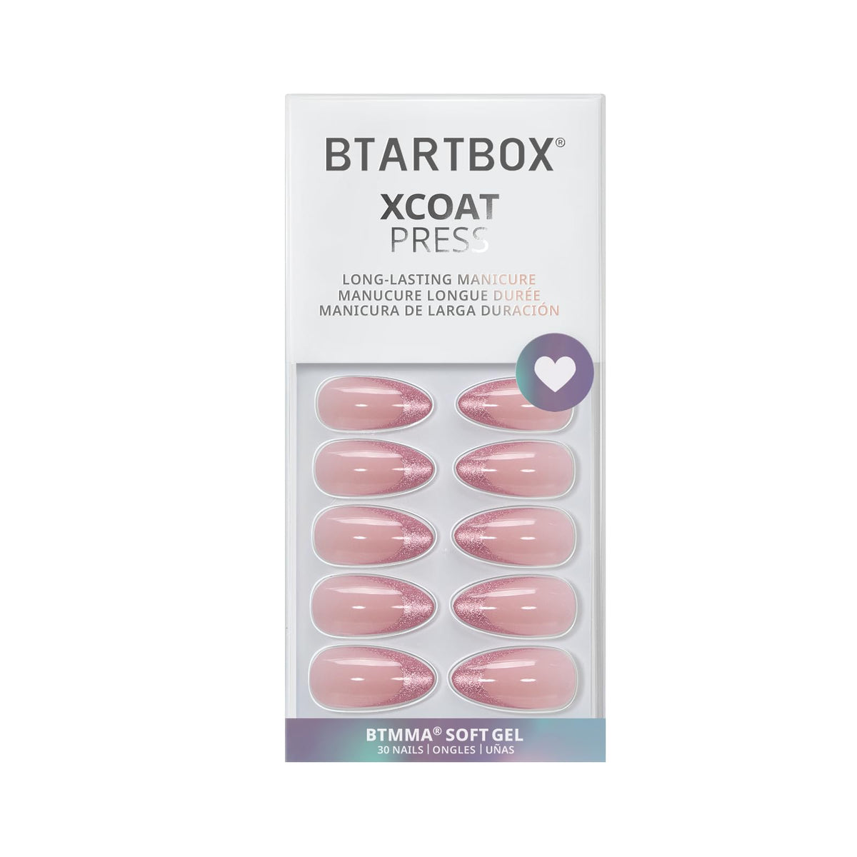 BTArtbox Press On Nails Pink Frosting lifestyle scene