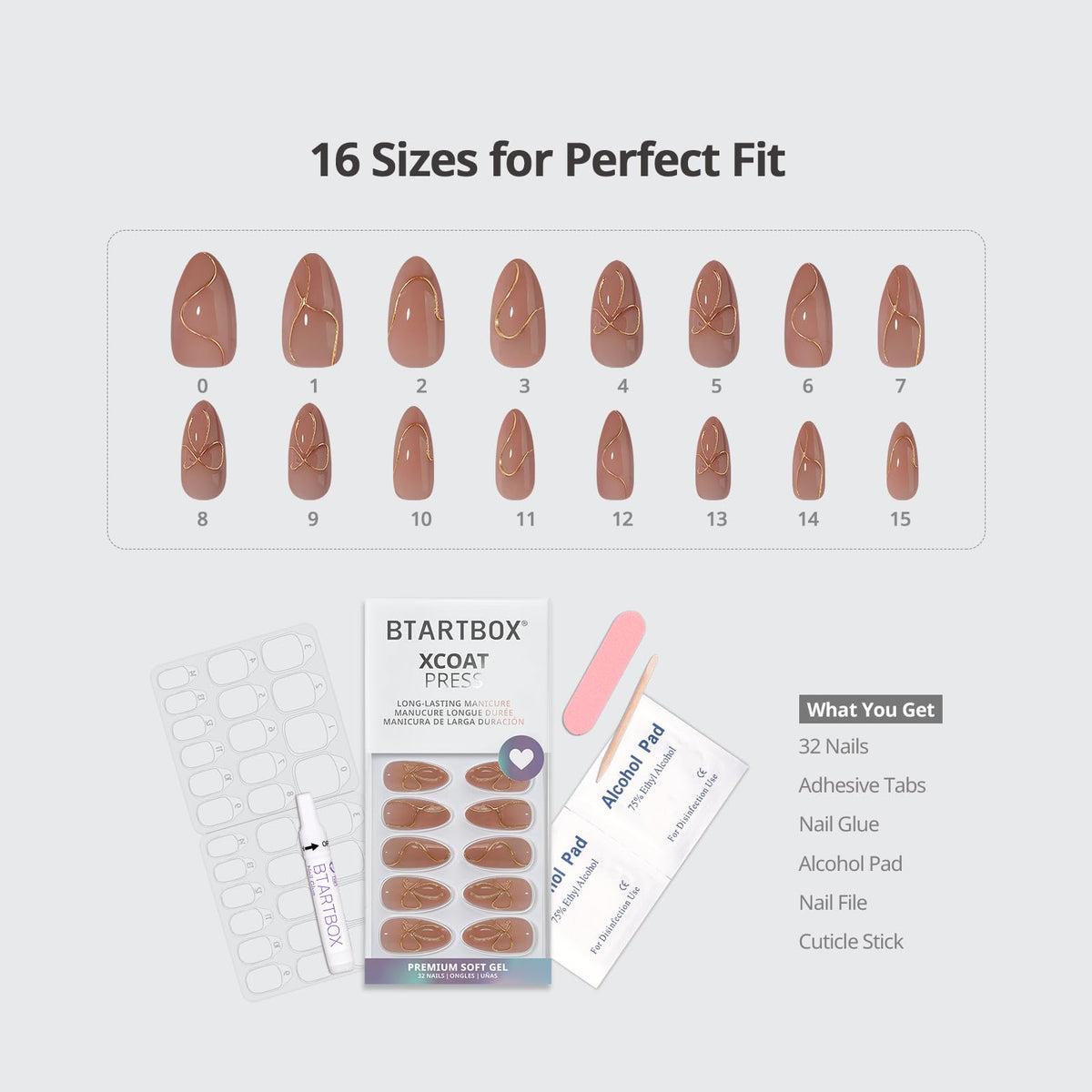 BTArtbox Press On Nails Radiant Ribbons application guide