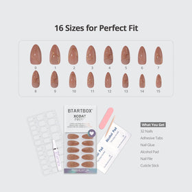 BTArtbox Press On Nails Radiant Ribbons application guide