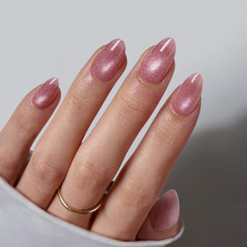 BTArtbox Press On Nails Spring Charm Short Almond front view