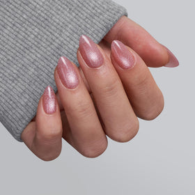 BTArtbox Press On Nails Spring Charm Short Almond with nail glue and accessories