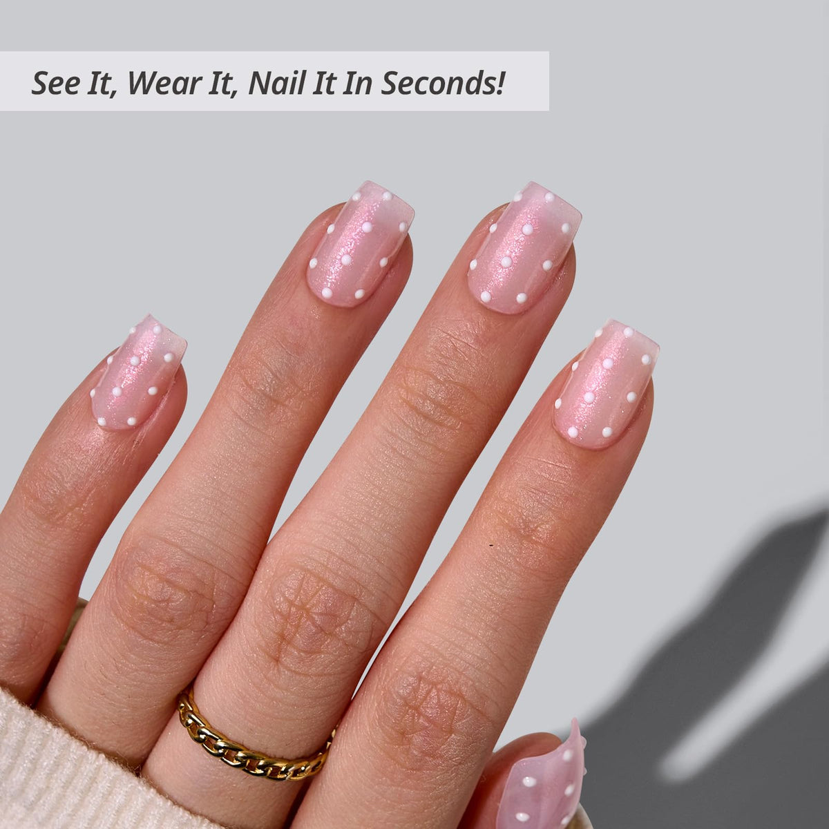 BTArtbox Press On Nails Sugar Pop packaging with included accessories