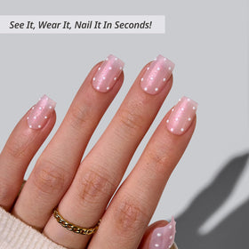 BTArtbox Press On Nails Sugar Pop packaging with included accessories