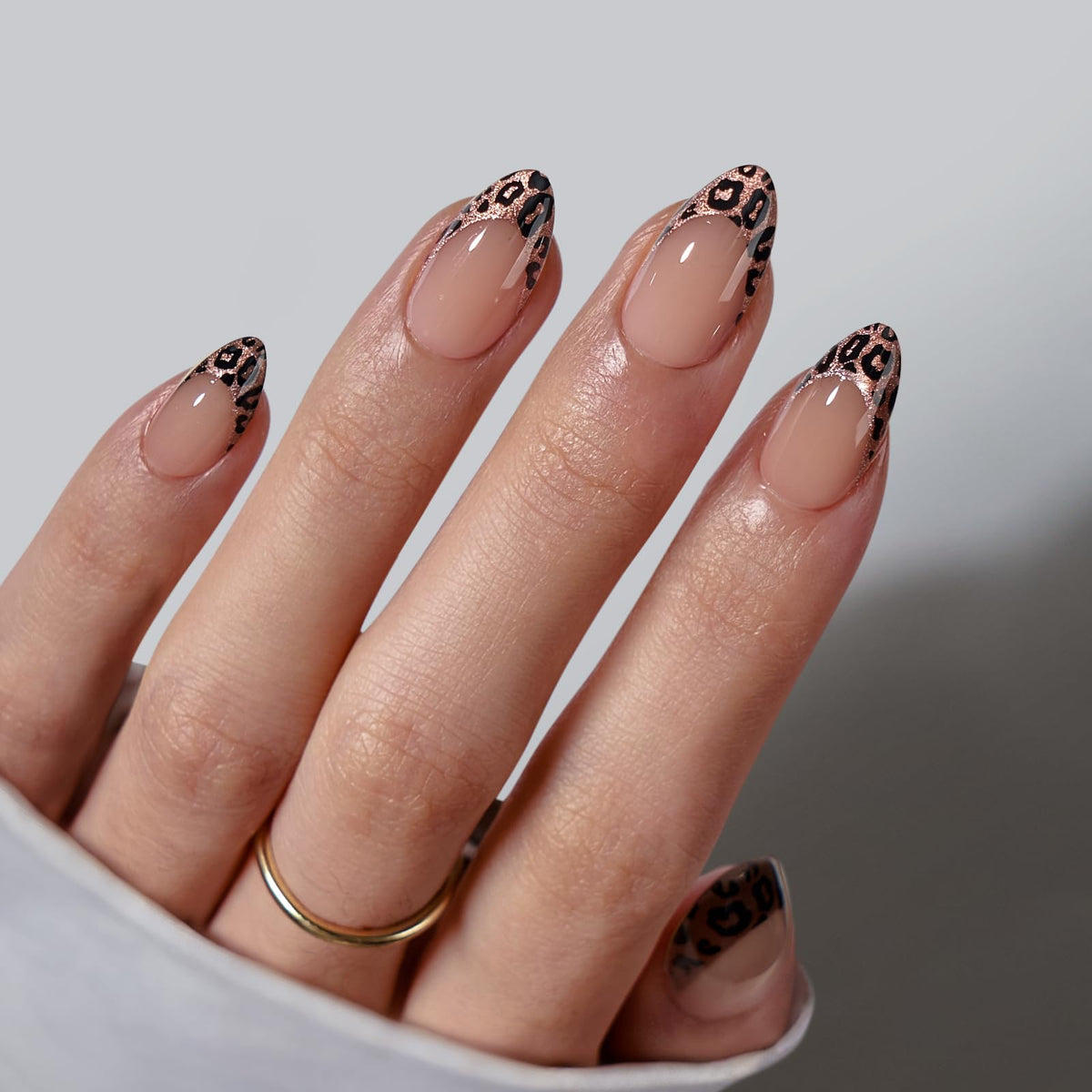 BTArtbox Press On Nails Wild Cheetah front view
