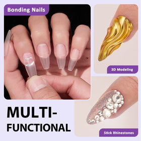 BTArtbox Solid Nail Gel Glue used with rhinestones
