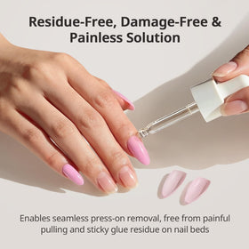 BTARTBOXNAILS 30ml Press On Nails Glue Remover Serum with ingredients list