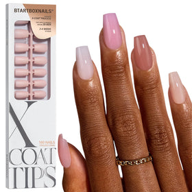 BTARTBOXNAILS Bare 5-Shade Nude Press On Nails front view