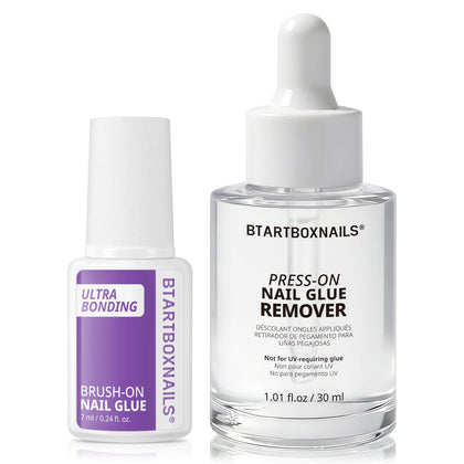 BTARTBOXNAILS Brush On Nail Glue 7ml front view